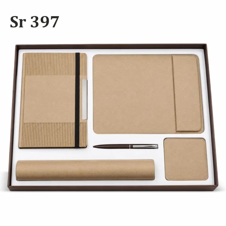 Diary, Pen, Coasters, Mousepad, & Deskmat