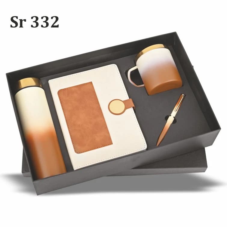 Diary, Pen, Bottle & Mug
