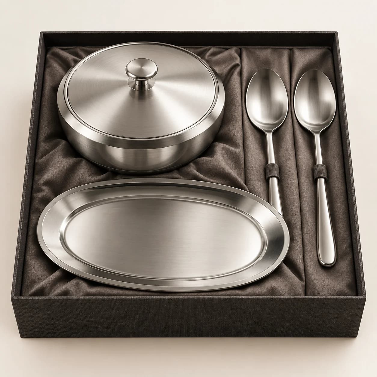 Premium Stainless Steel Serveware Set