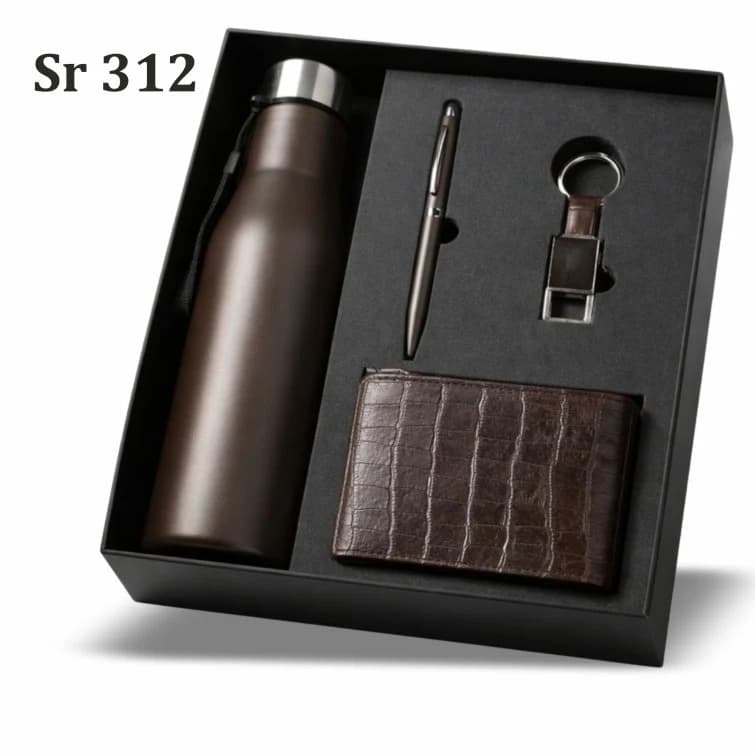 Bottle, Pen, Keychain & Wallet