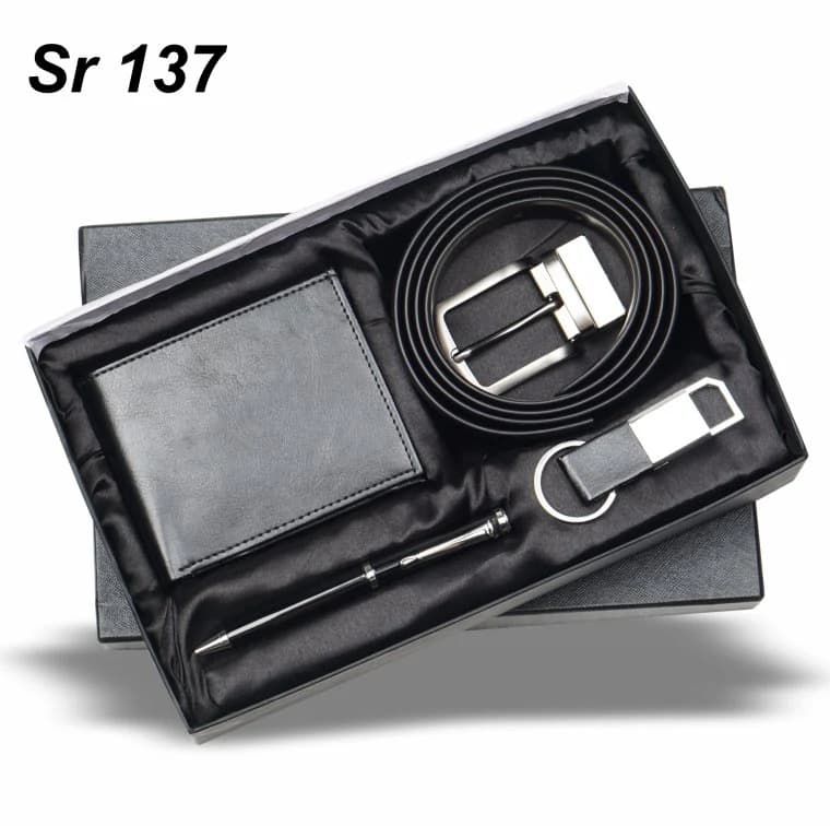 Pen, Wallet, Belt & Keychain