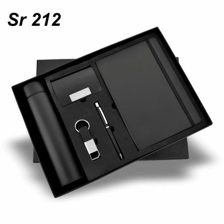 Diary, Pen, Keychain, Cardholder & Temperature Bottle