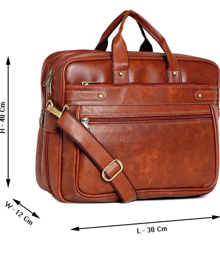 Tan Executive Laptop Bag