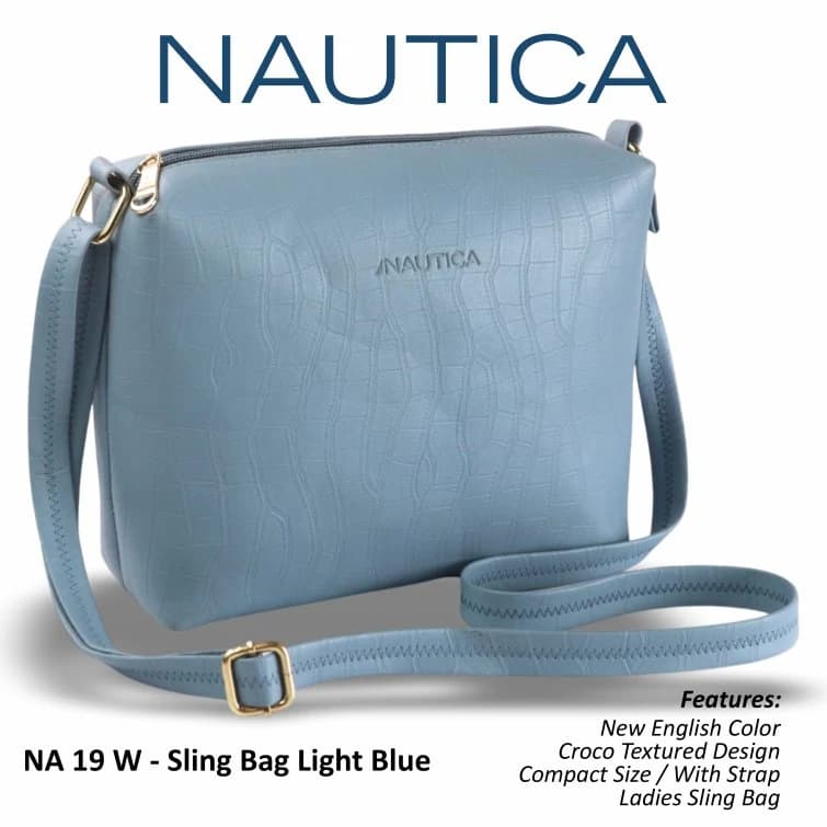 W-Sling Bag Lt.Blue