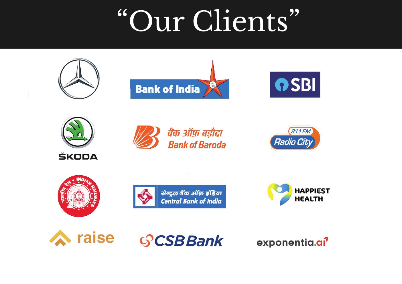 Our Valued Clients — GOAT Collection